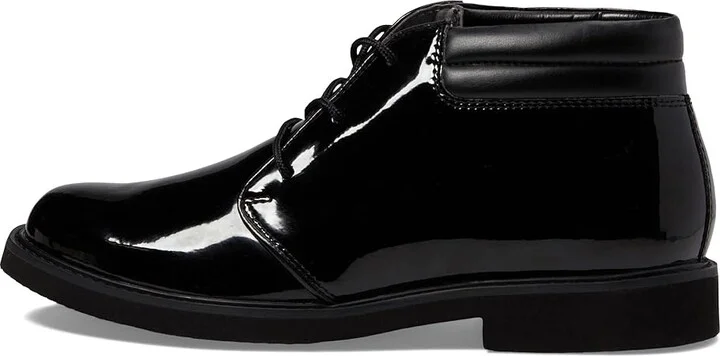 Bates Footwear Sentinel High Gloss Chukka Men's Shoes Black : 7.5 EE - Wide, Leather - Image 5