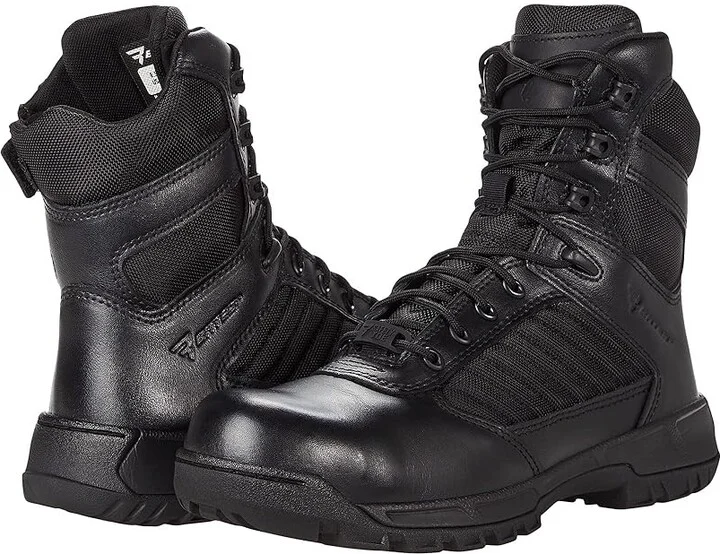 Bates Footwear Tactical Sport 2 Tall Side Zip Comp Toe Men's Shoes Black : 7 D - Medium, Leather/Textile