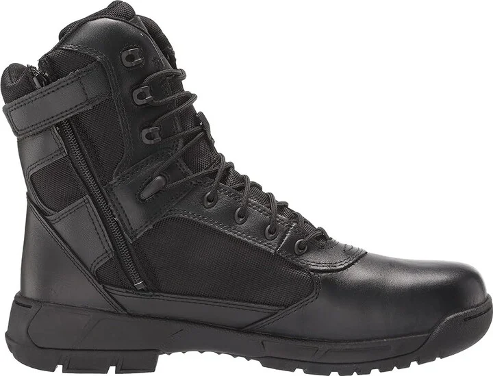 Bates Footwear Tactical Sport 2 Tall Side Zip Men's Shoes Black : 7 D - Medium, Textile/Leather - Image 7