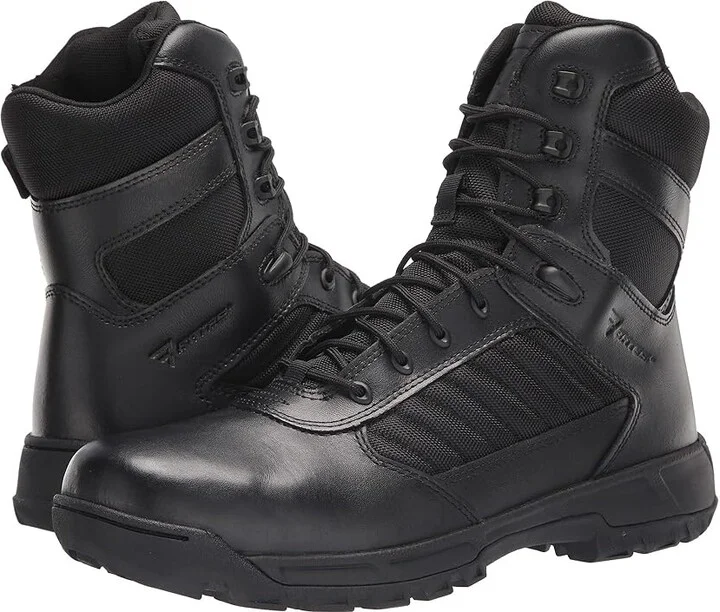 Bates Footwear Tactical Sport 2 Tall Side Zip Men's Shoes Black : 7 D - Medium, Textile/Leather