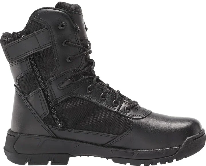 Bates Footwear Tactical Sport 2 Tall Side Zip Women's Shoes Black : 5 B - Medium, Textile/Leather - Image 7