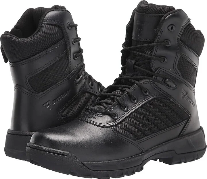 Bates Footwear Tactical Sport 2 Tall Side Zip Women's Shoes Black : 5 B - Medium, Textile/Leather
