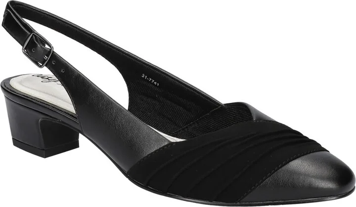 Bates Womens Slip On Dressy Slingback Heels