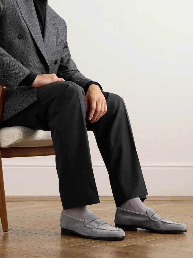 Bath Suede Loafers - Image 2
