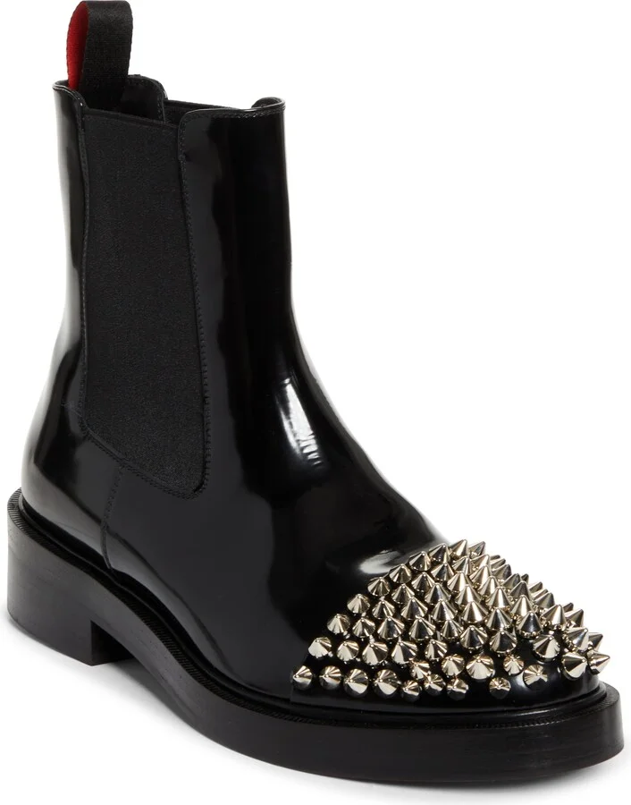 Battersea Spiked Cap Toe Chelsea Boot