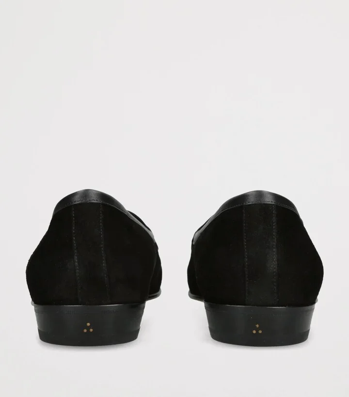 Baudoin & Lange Suede Sagan Classic Loafers - Image 2
