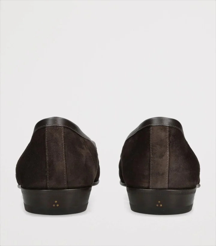 Baudoin & Lange Suede Sagan Classic Loafers - Image 2