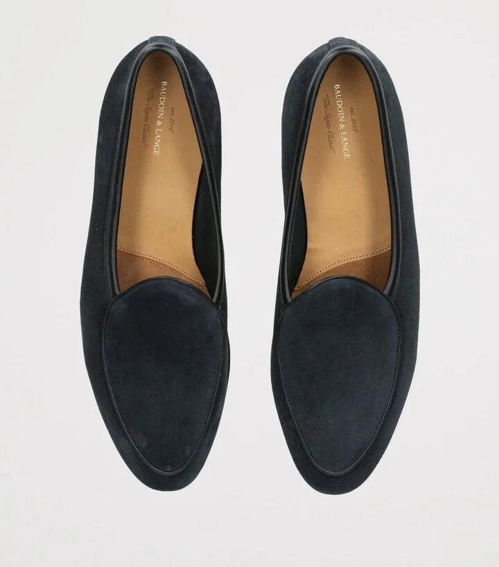 Baudoin & Lange Suede Sagan Classic Loafers - Image 4