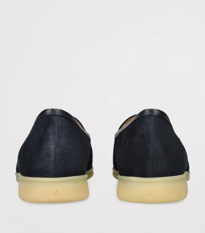 Baudoin & Lange Suede Stride Loafers - Image 2