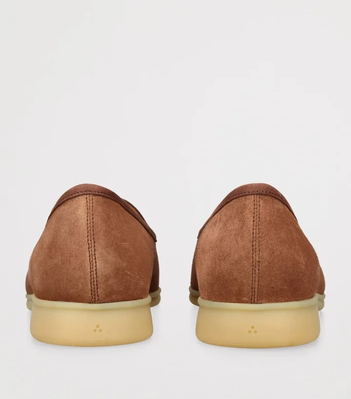 Baudoin & Lange Suede Stride Loafers - Image 2