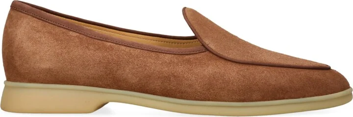 Baudoin & Lange Suede Stride Loafers