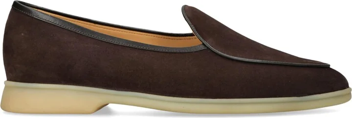 Baudoin & Lange Suede Stride Loafers