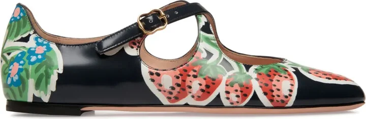 Baunty leather ballerina shoes