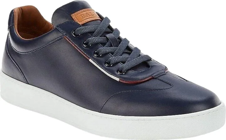 Baxley Men's 6233865 Blue Leather Sneakers