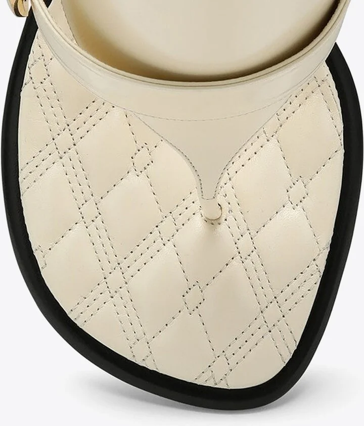 Bay 150 Quilted Leather Sandals - Image 2