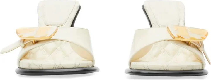 Bay leather mules - Image 2
