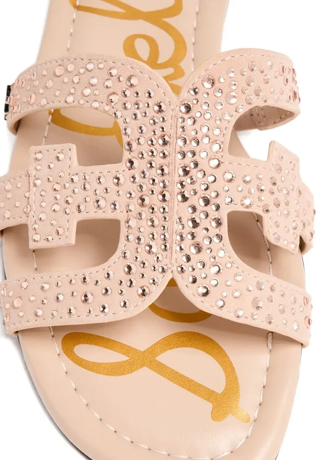 Bay rhinestone-embellished slide sandals - Image 4