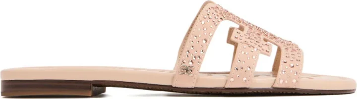 Bay rhinestone-embellished slide sandals