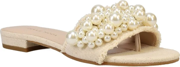 Bayer Imitation Pearl Slide Sandal