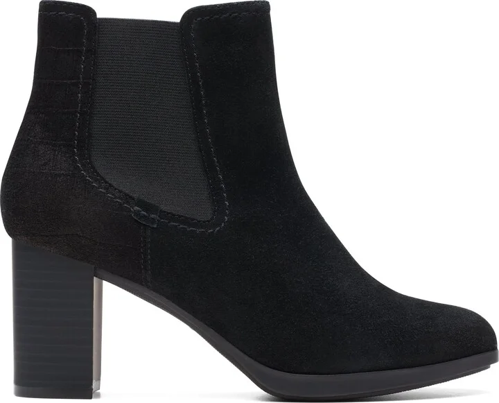 Bayla Rose in Black Suede
