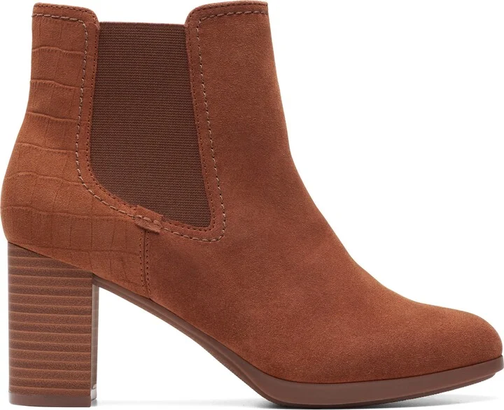 Bayla Rose in Brown Suede
