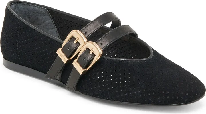 Onyx Perforated Suede