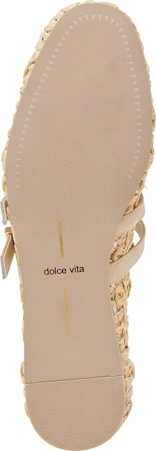 Baylee Sunflower Raffia Flat - Image 6