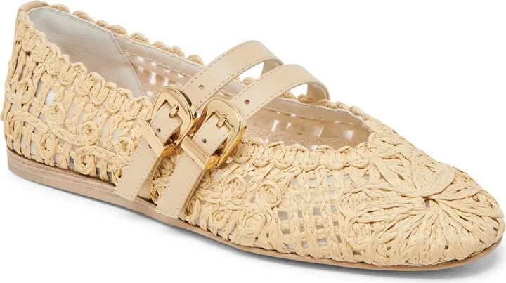 Baylee Sunflower Raffia Flat