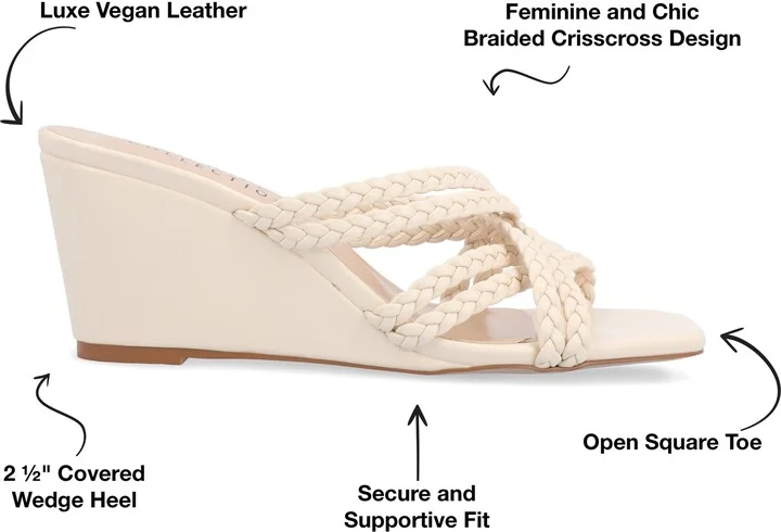 Baylen Braided Strappy Wedge Sandal - Image 7