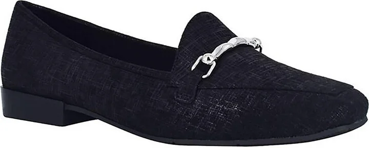 Baylis Womens Microsuede Shimmer Loafers