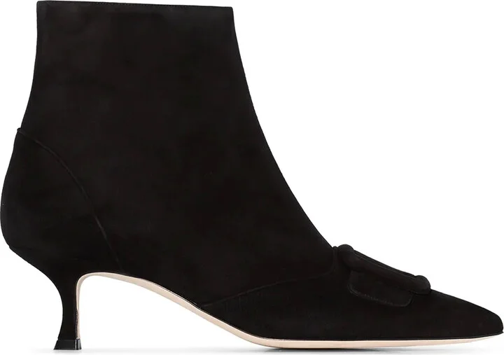 Baylow tonal buckle ankle boots