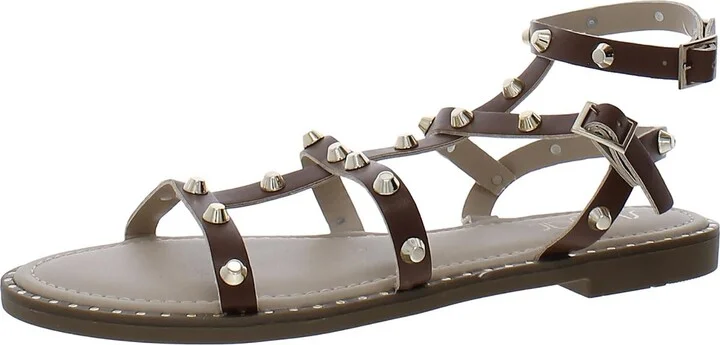 Bayridge Womens Faux Leather Strappy Sandals