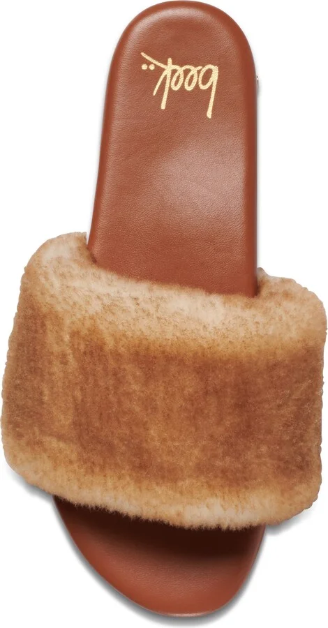 Baza Genuine Shearling Slide Sandal - Image 3