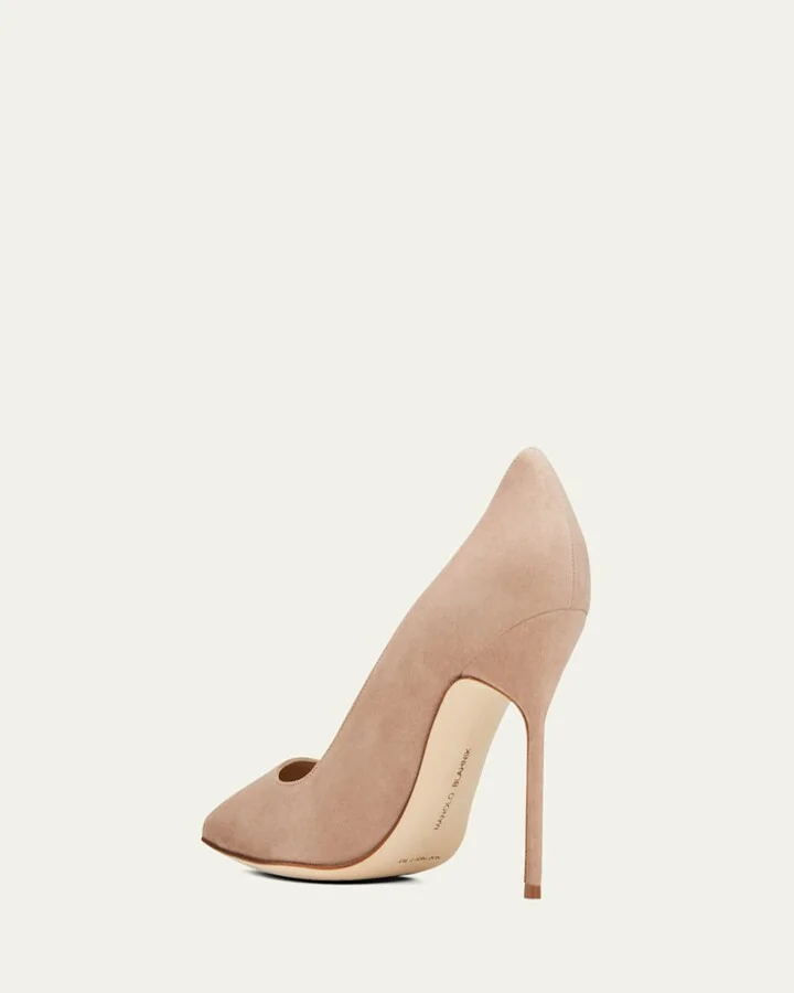 BB 105mm Suede Stiletto Pumps - Image 3