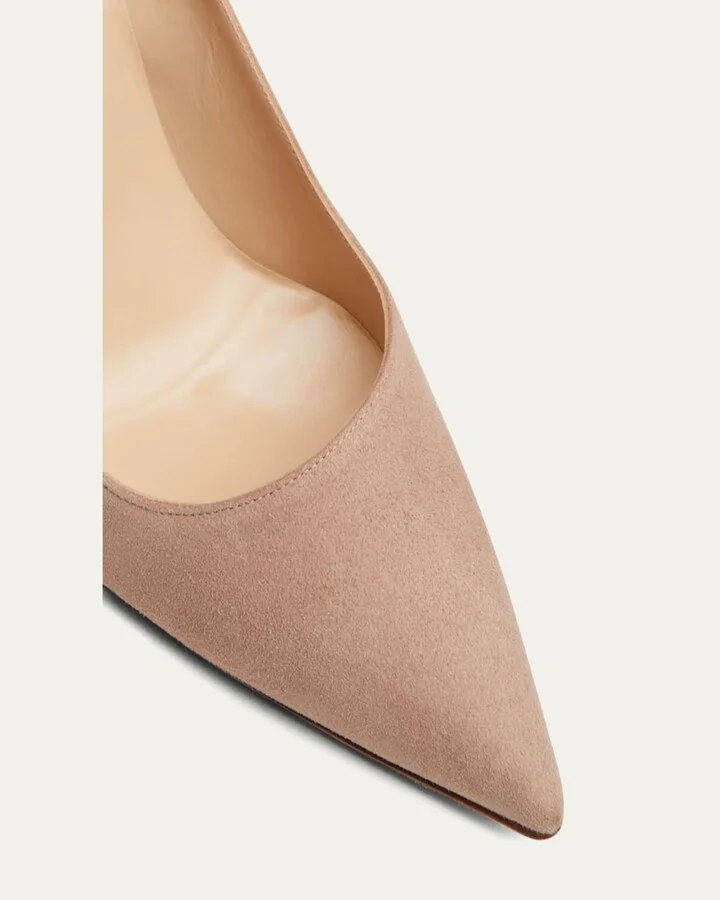 BB 105mm Suede Stiletto Pumps - Image 4