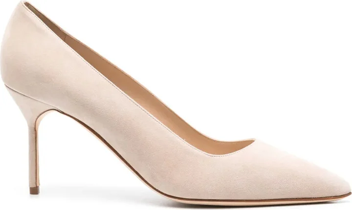 BB 70mm suede pumps
