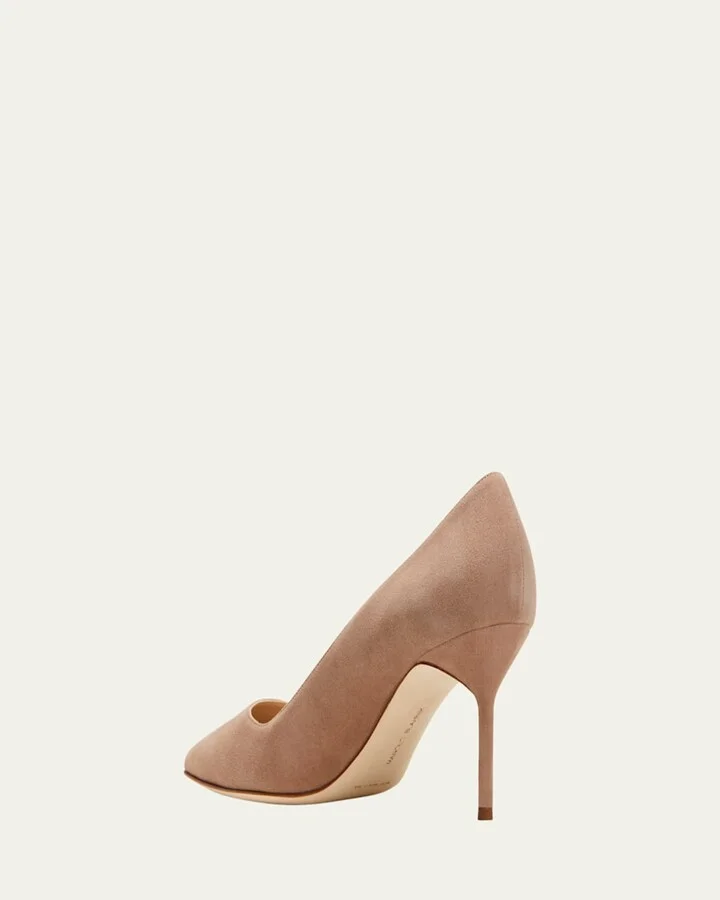 BB 70mm Suede Stiletto Pumps - Image 4