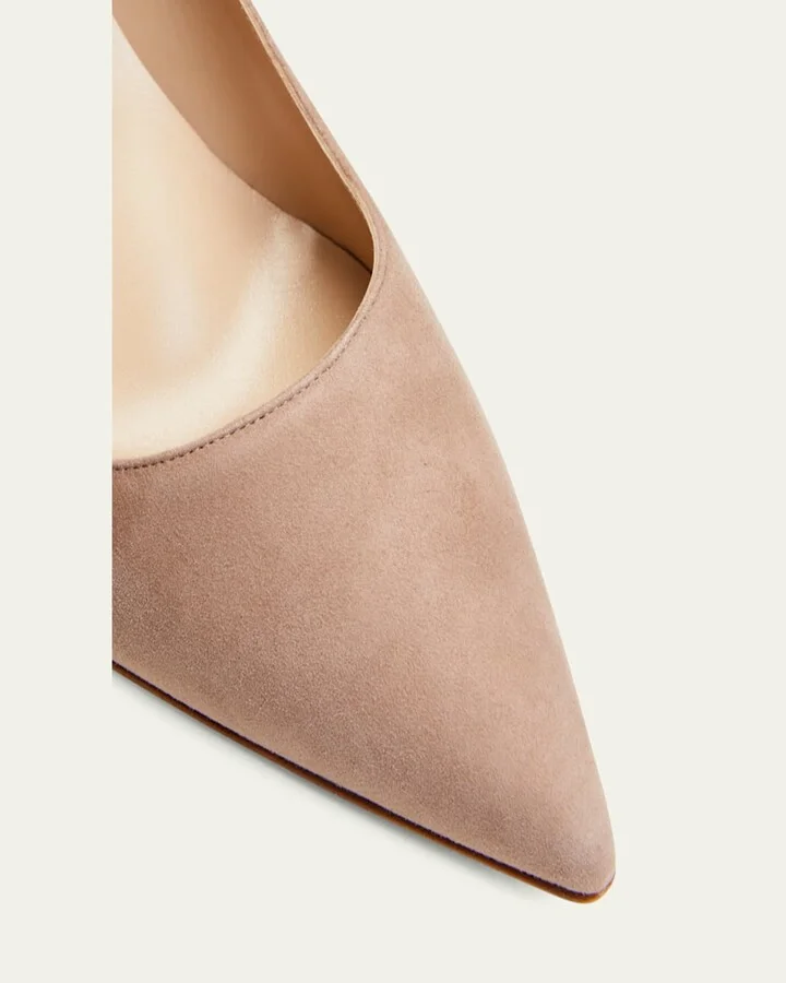 BB 70mm Suede Stiletto Pumps - Image 5