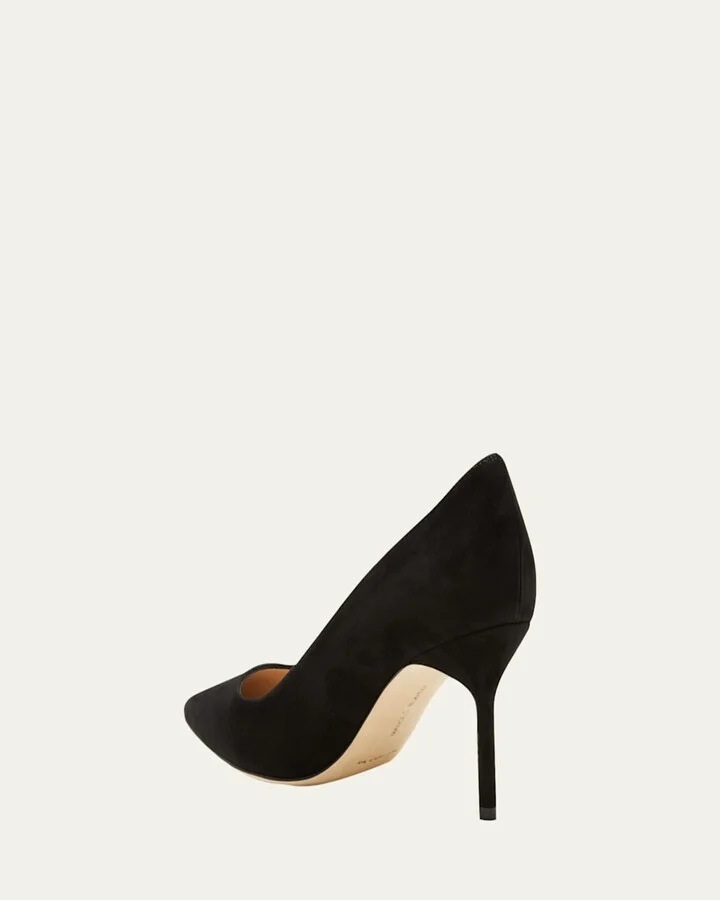 BB 70mm Suede Stiletto Pumps - Image 3