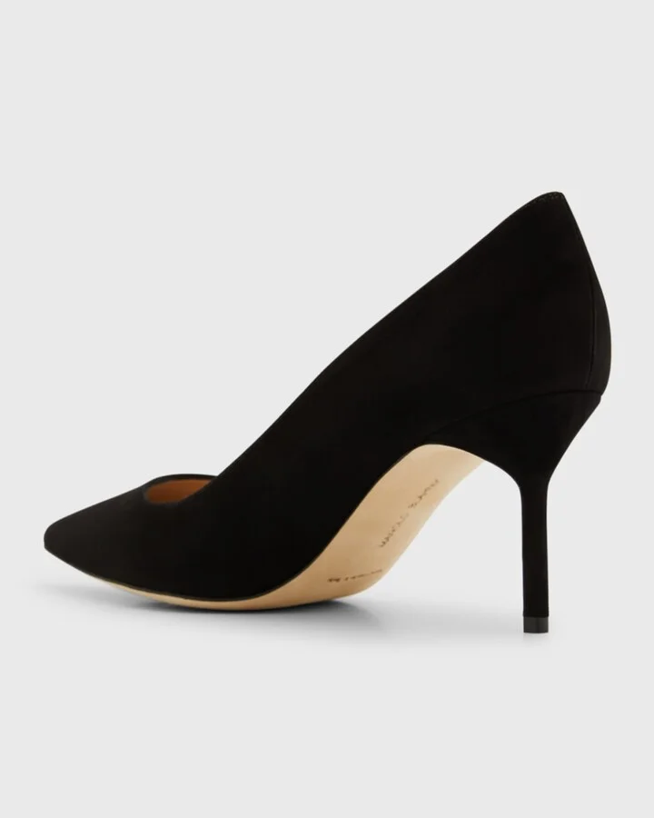 BB 70mm Suede Stiletto Pumps - Image 3
