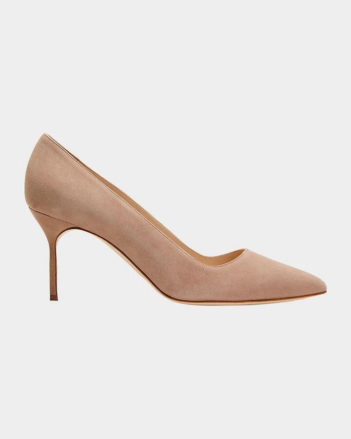 BB 70mm Suede Stiletto Pumps