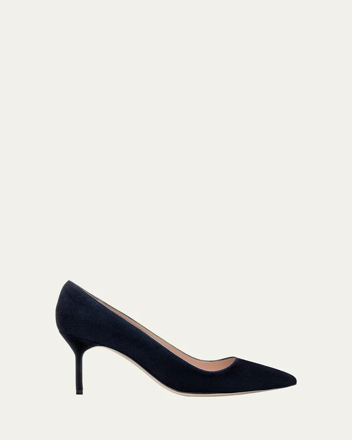 BB 70mm Suede Stiletto Pumps