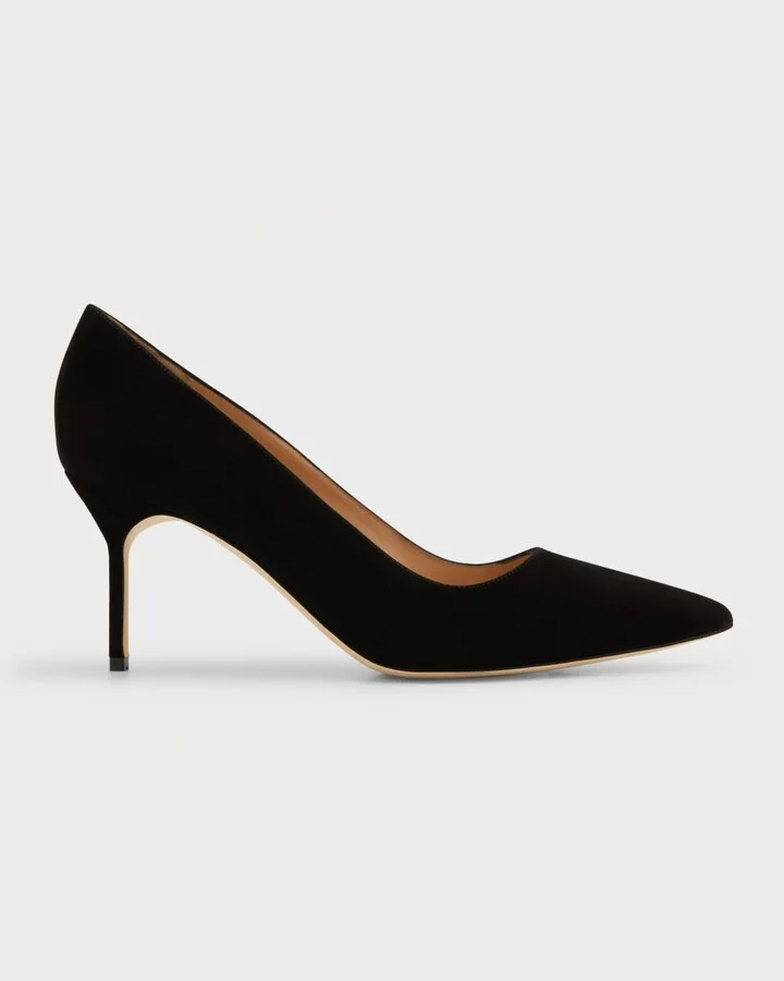 BB 70mm Suede Stiletto Pumps