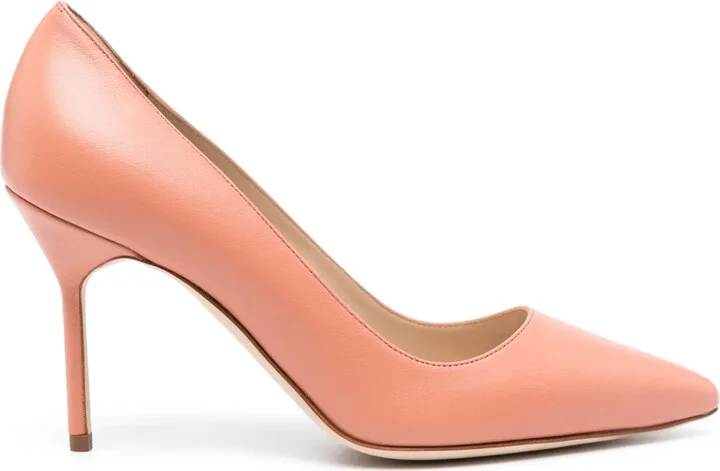 BB 80mm leather pumps