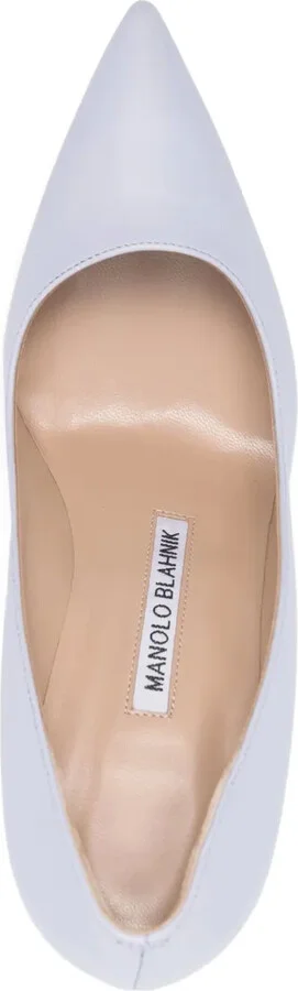 BB 90mm metallic-effect leather pumps - Image 4
