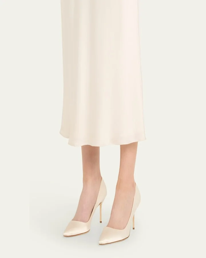 BB 90mm Satin Pumps - Image 2