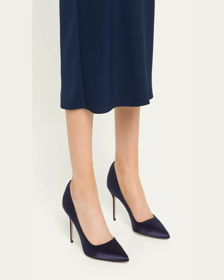 BB 90mm Satin Pumps - Image 4