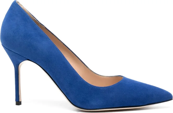 BB 90mm suede pumps