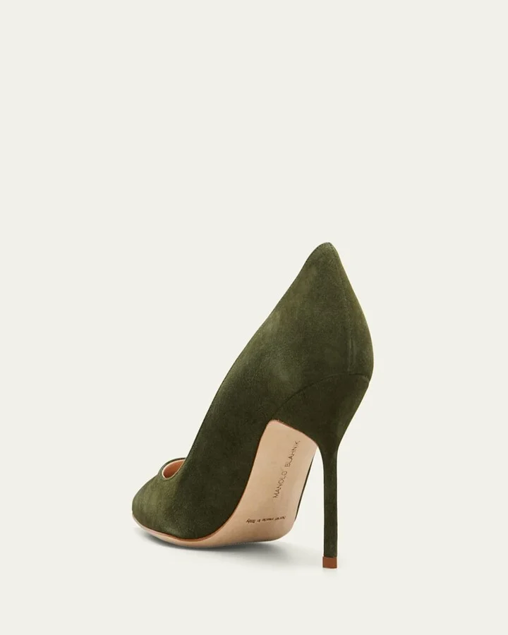 BB 90mm Suede Stiletto Pumps - Image 2