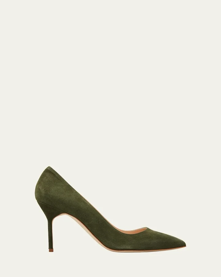 BB 90mm Suede Stiletto Pumps